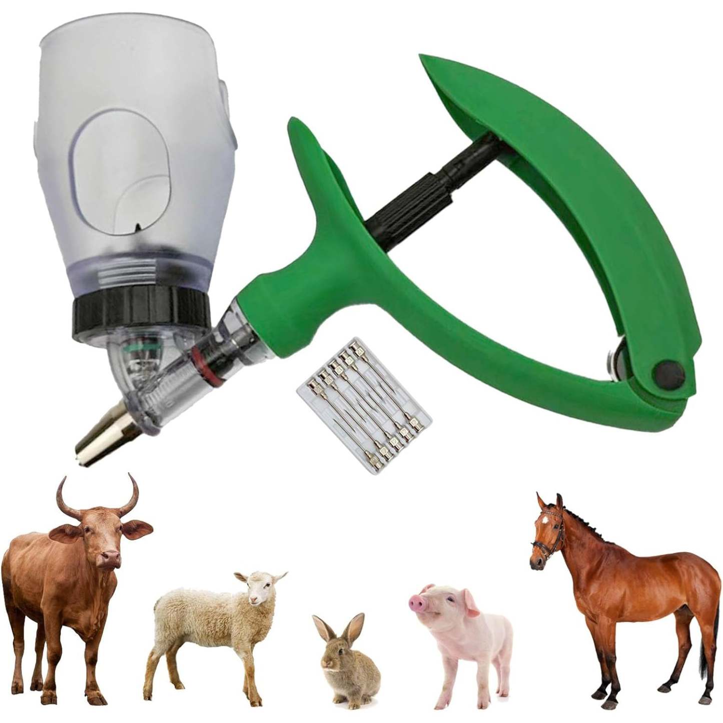 Automatic Veterinary Continuous Injector – Adjustable Dosage Vaccine Drug Dispenser