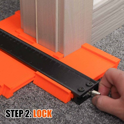 High-Precision Contour Gauge Duplicator | Adjustable Lock Design, 5-Inch + 10-Inch Sizes