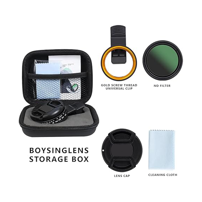 52mm variable ND2-ND400 filter