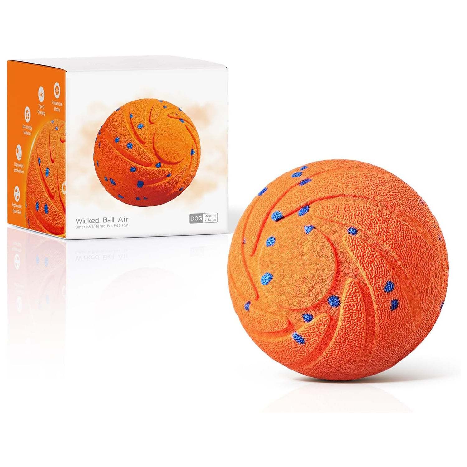 Smart Interactive Dog Toy - Switchable Mode Interactive Ball
