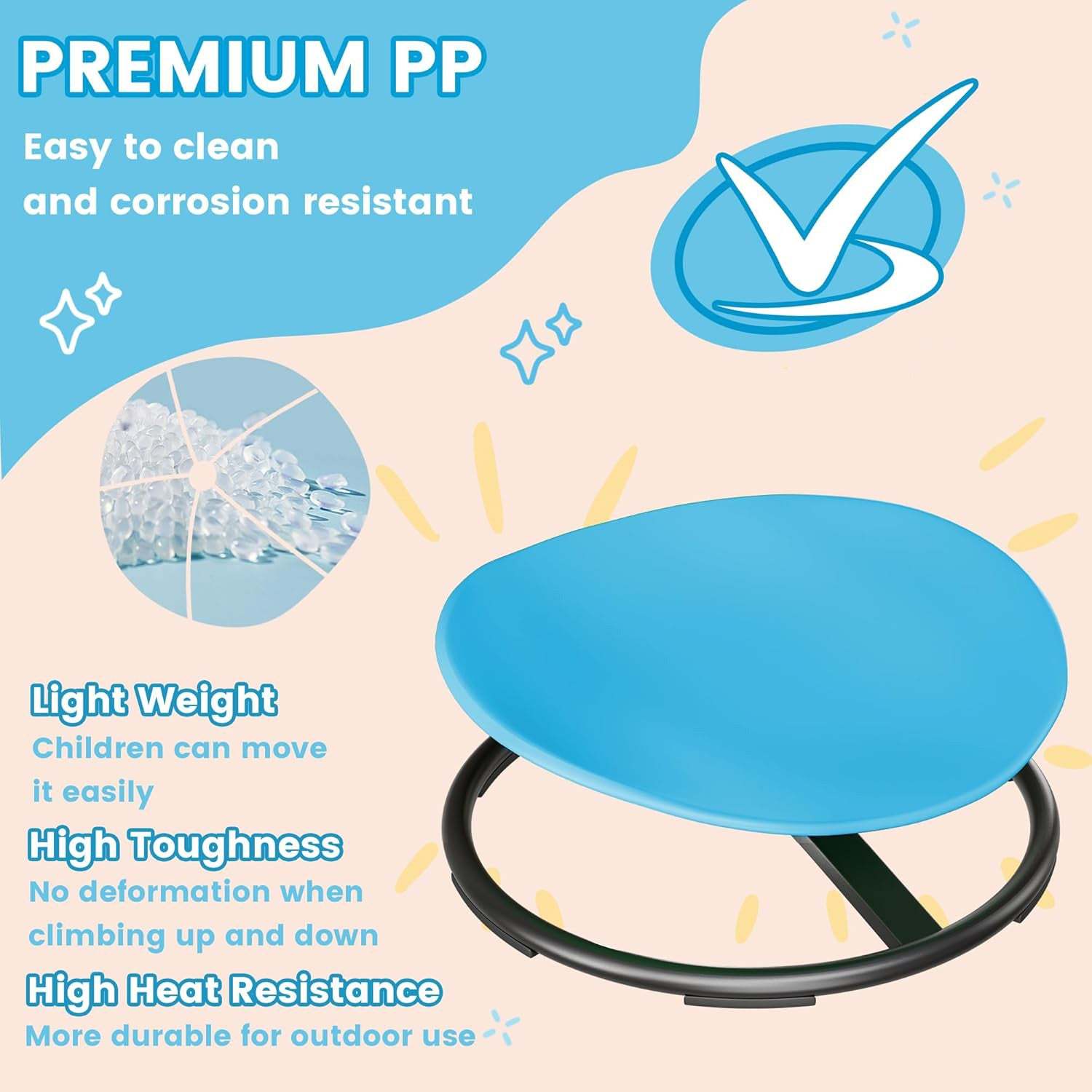 Large Spinning Chair for Autistic Kids – Sensory Toy