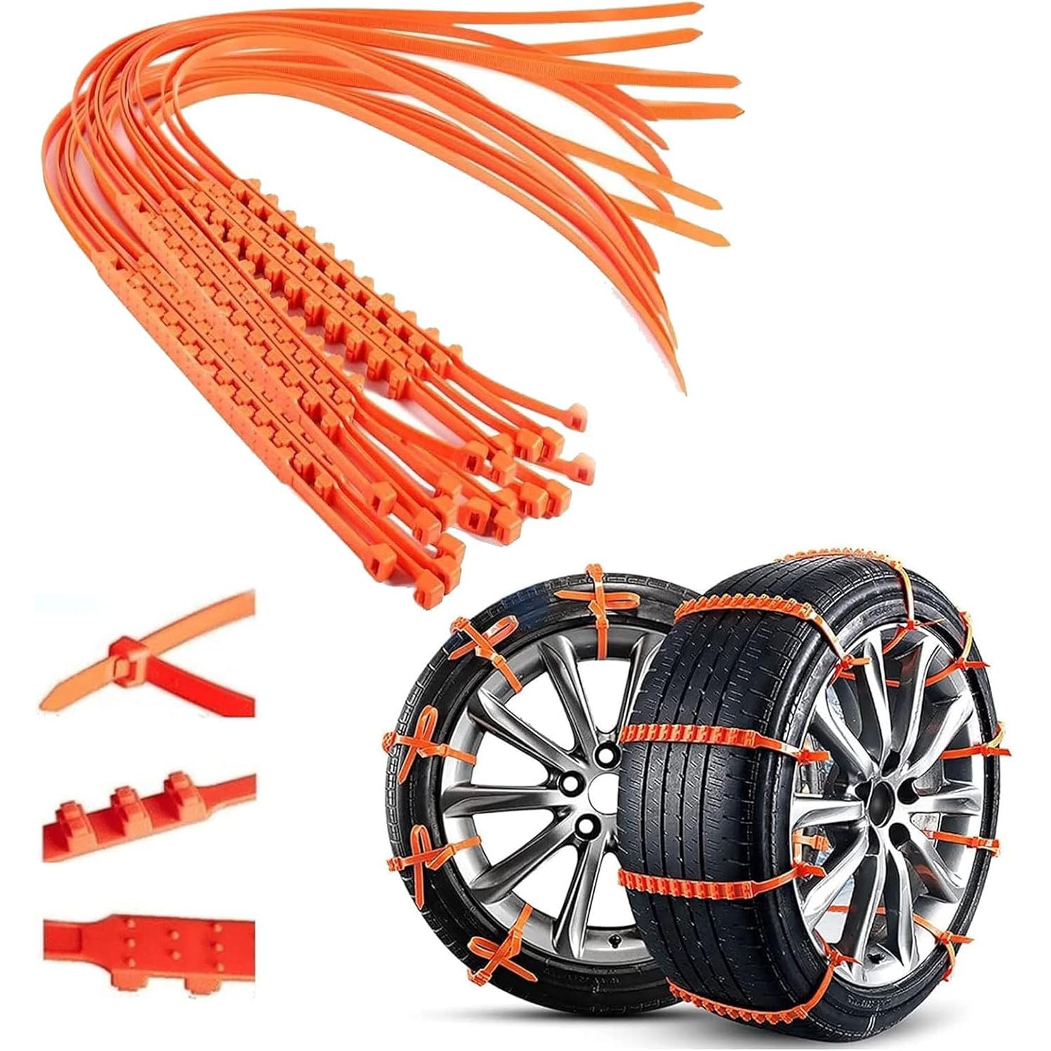 Reusable Anti-Snow Tire Chains (20PCS / 25PCS)