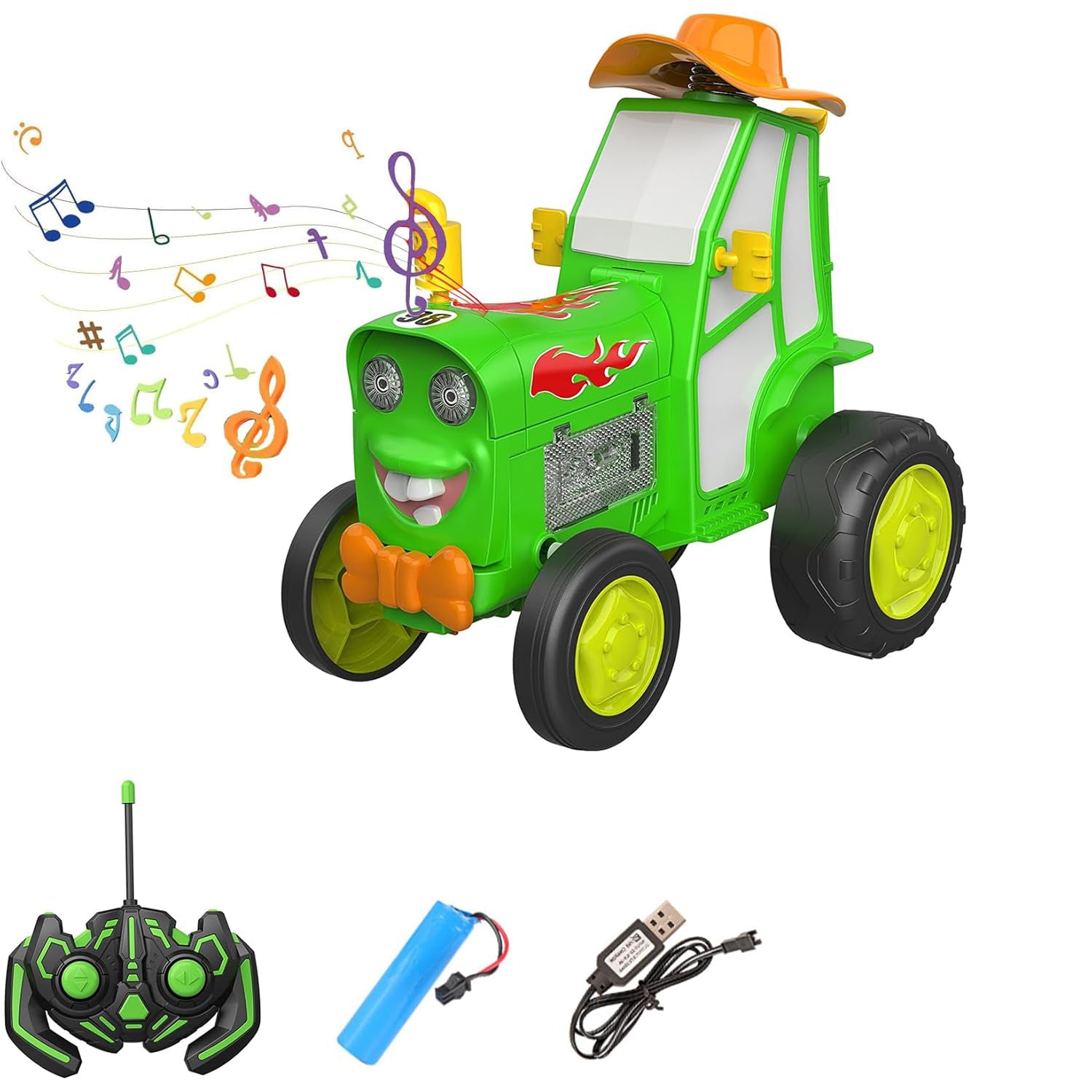 Crazy Jumping Car Toy – RC Stunt Car with Music & Lights