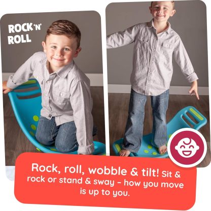 Wobble Board Toy – Indoor Sensory Rocker for Ages 3 & Up