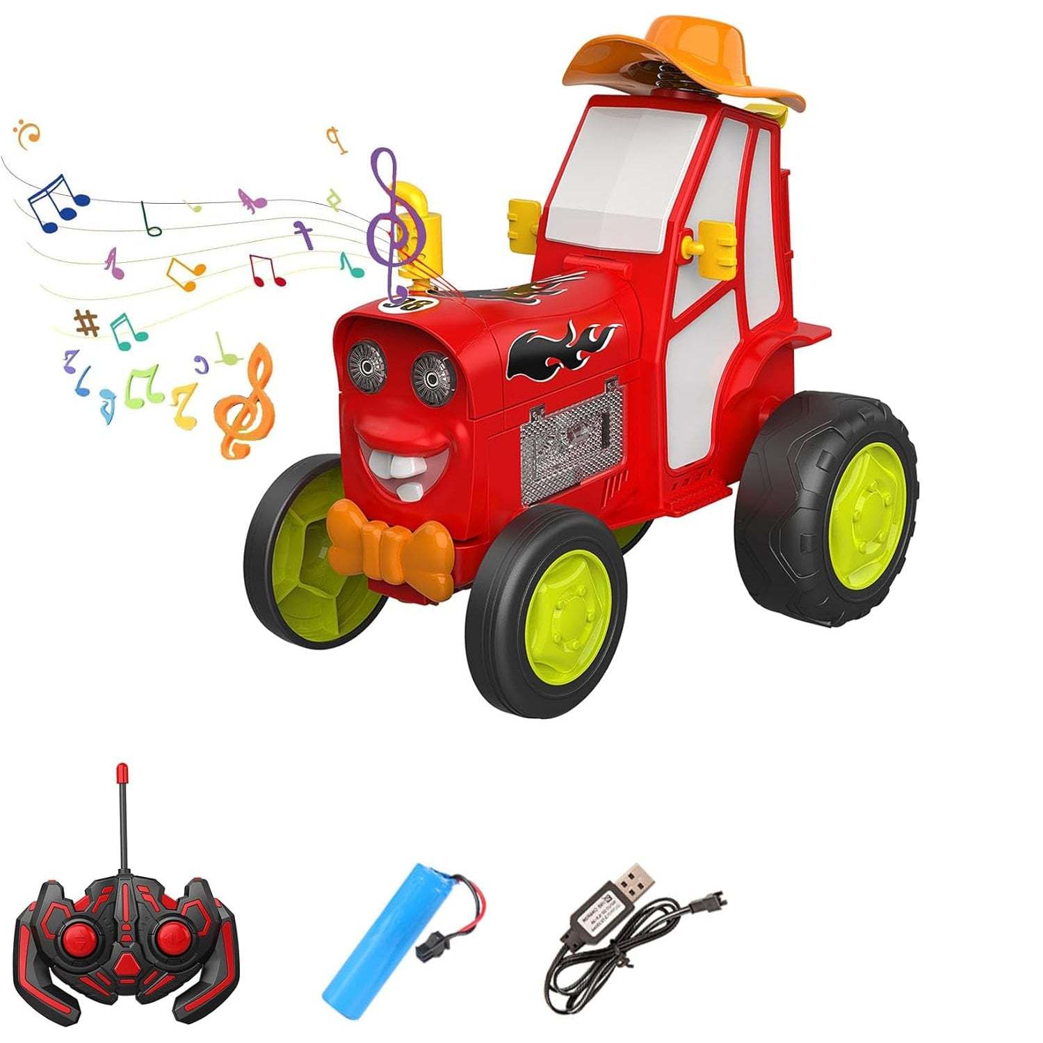 Crazy Jumping Car Toy – RC Stunt Car with Music & Lights