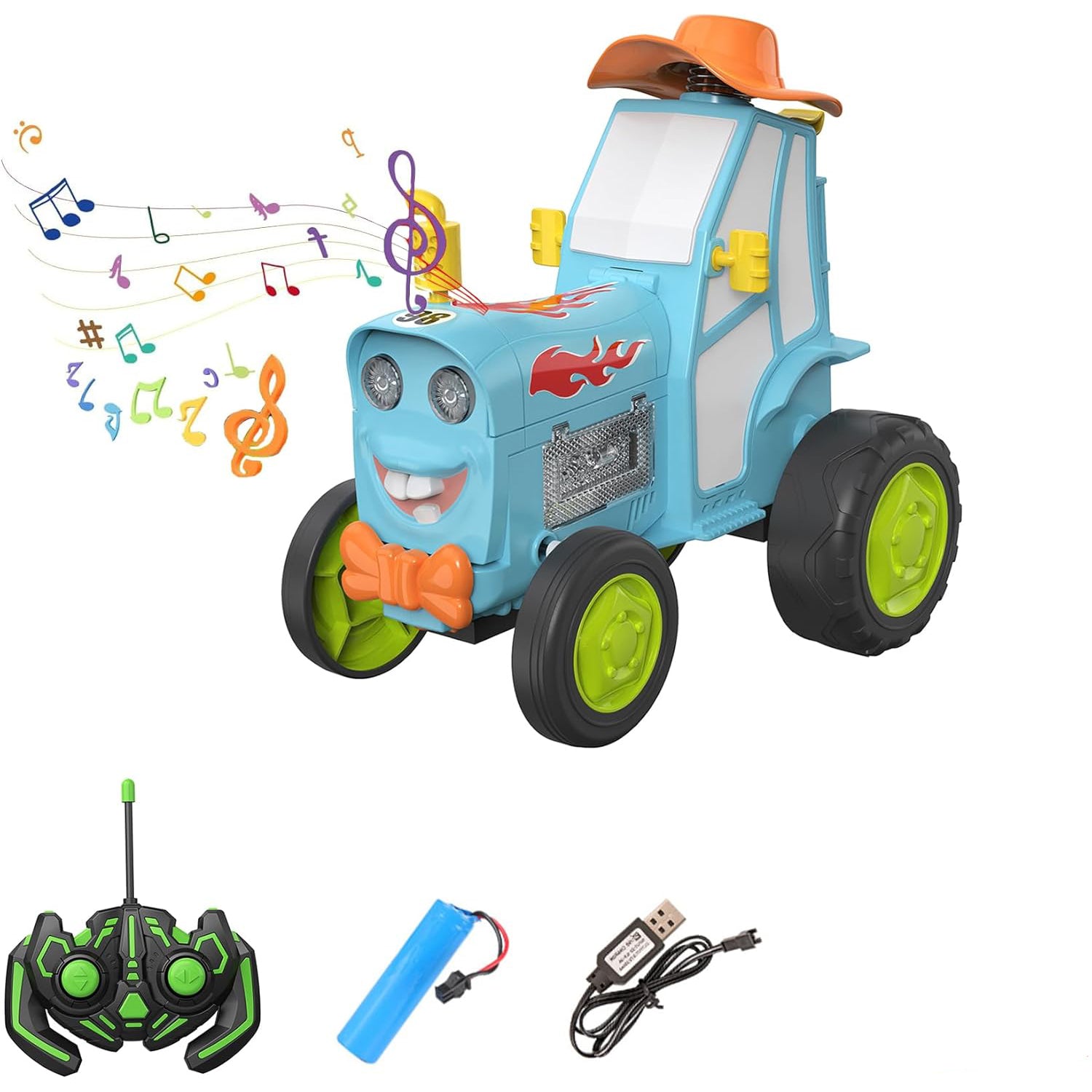 Crazy Jumping Car Toy – RC Stunt Car with Music & Lights