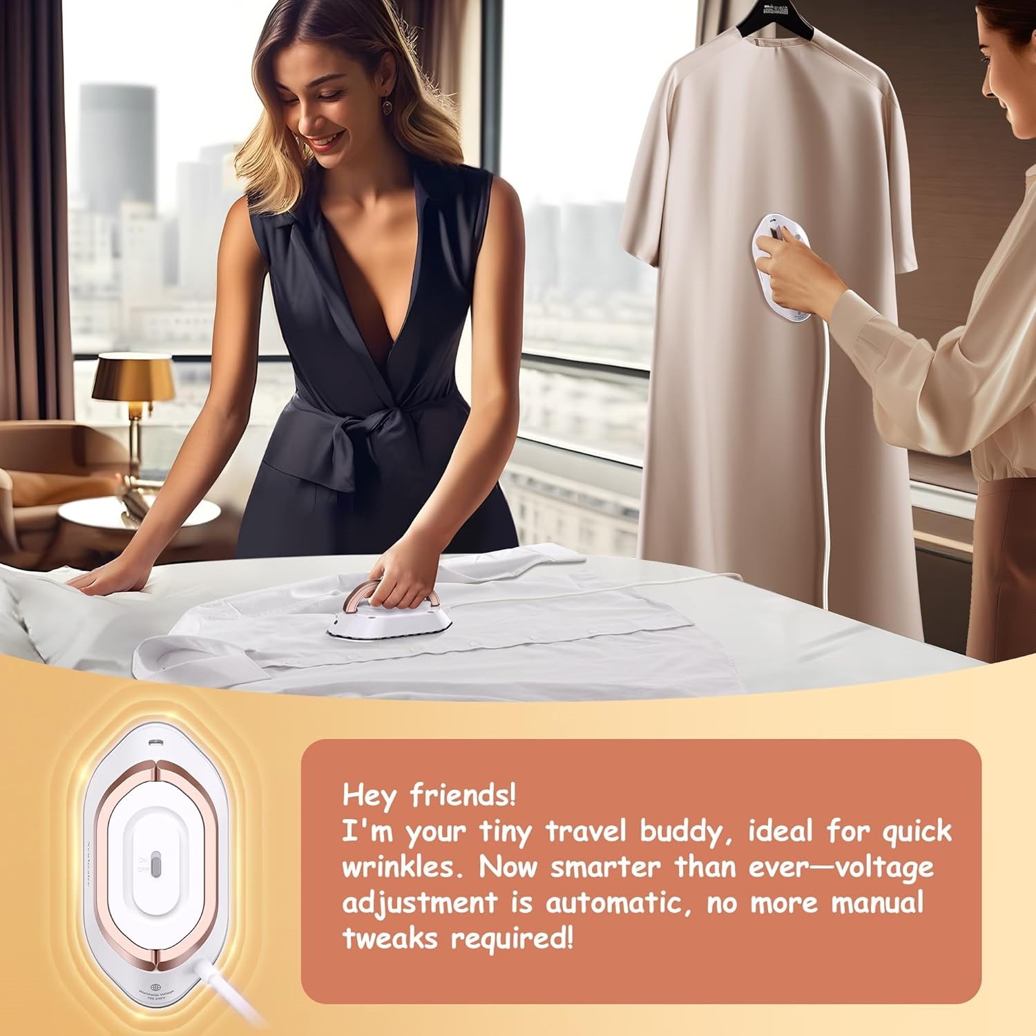 Travel-Fold Portable Mini Iron