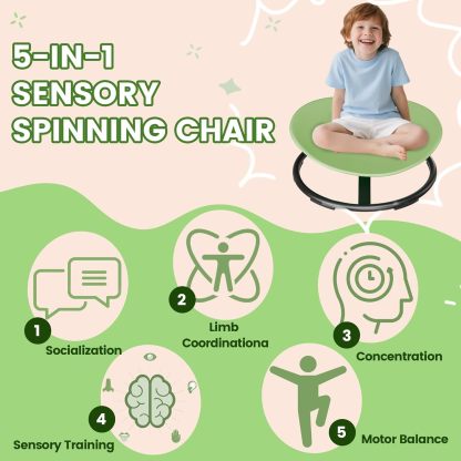 Large Spinning Chair for Autistic Kids – Sensory Toy