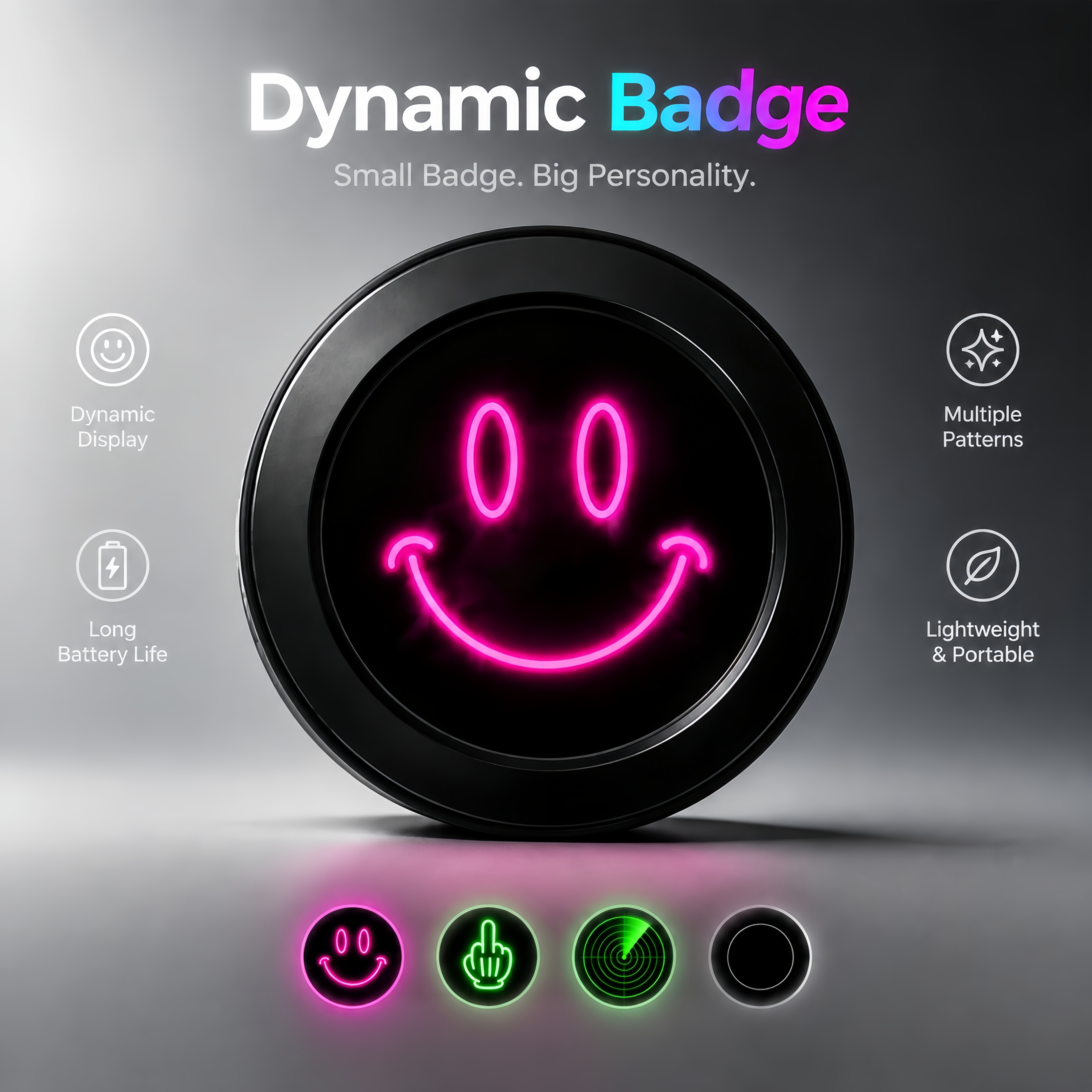 Dynamic LED Car Badge