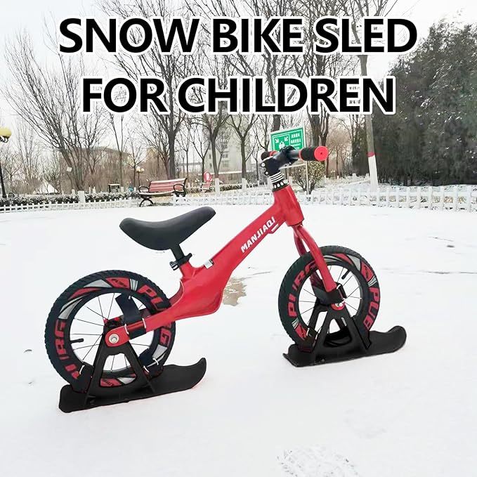 Outdoor bicycle sled accessories