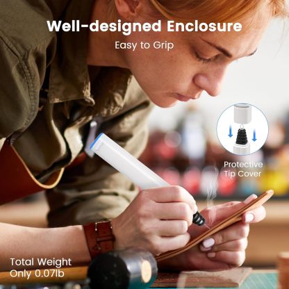 Rechargeable wire burner, electrocautery pen with replacement tip