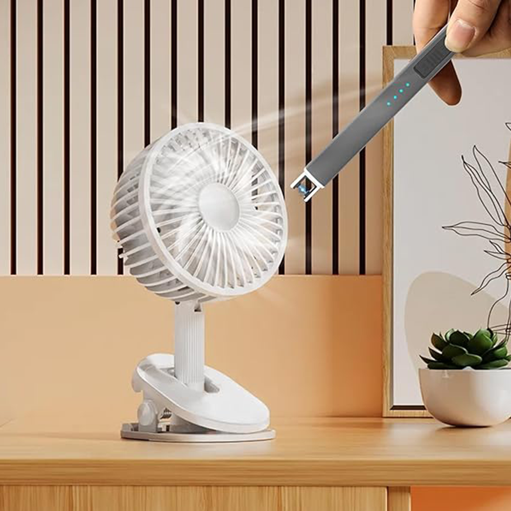 Electronic candle lighter with USB arc charging