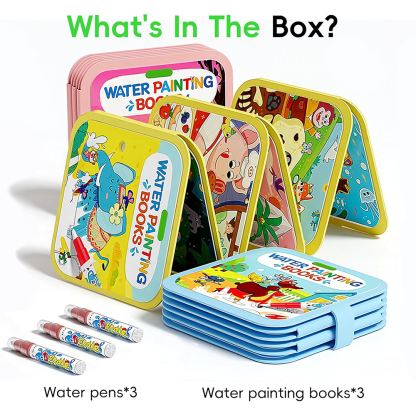 Children's Reusable Watercolor Book