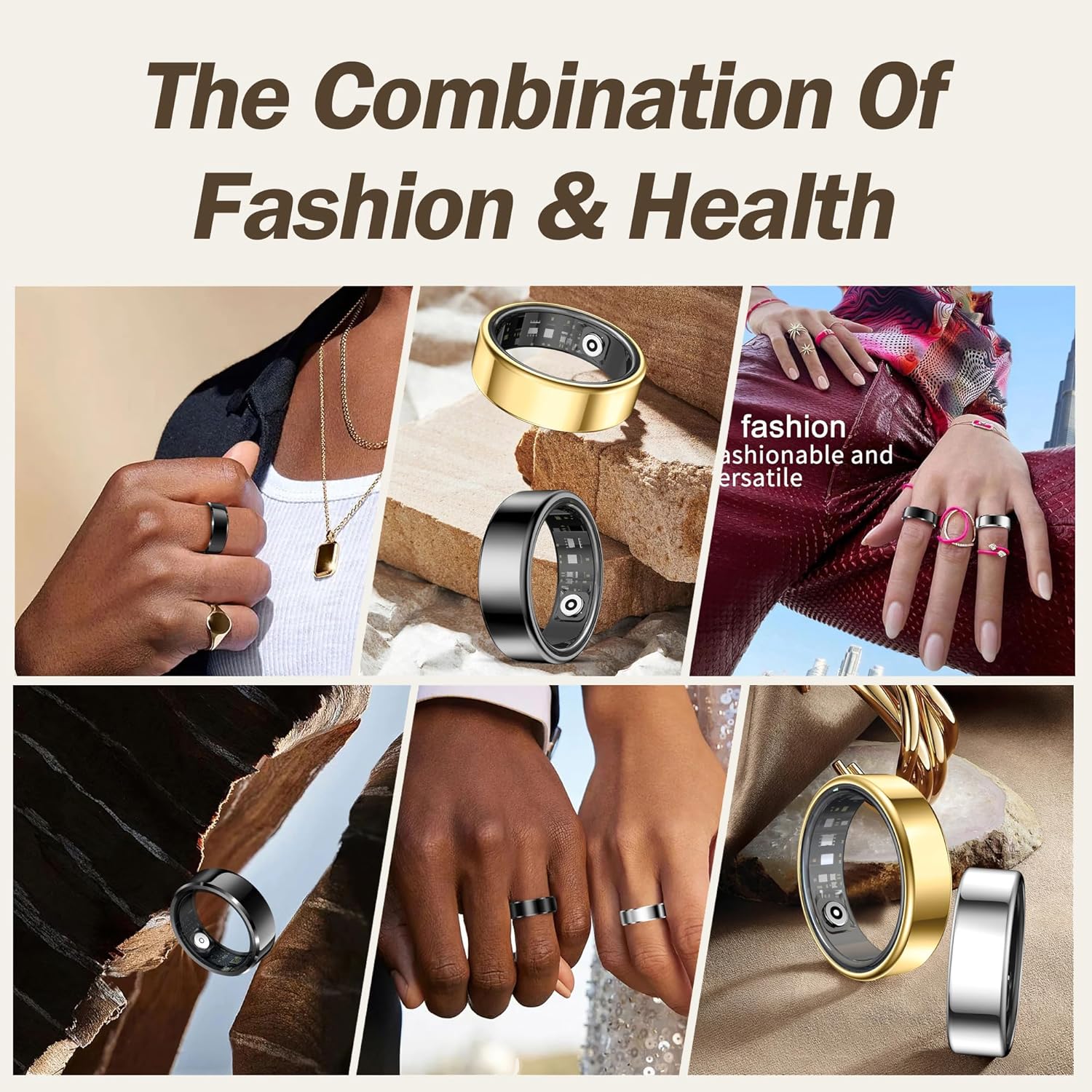 Bluetooth smart ring with charging case