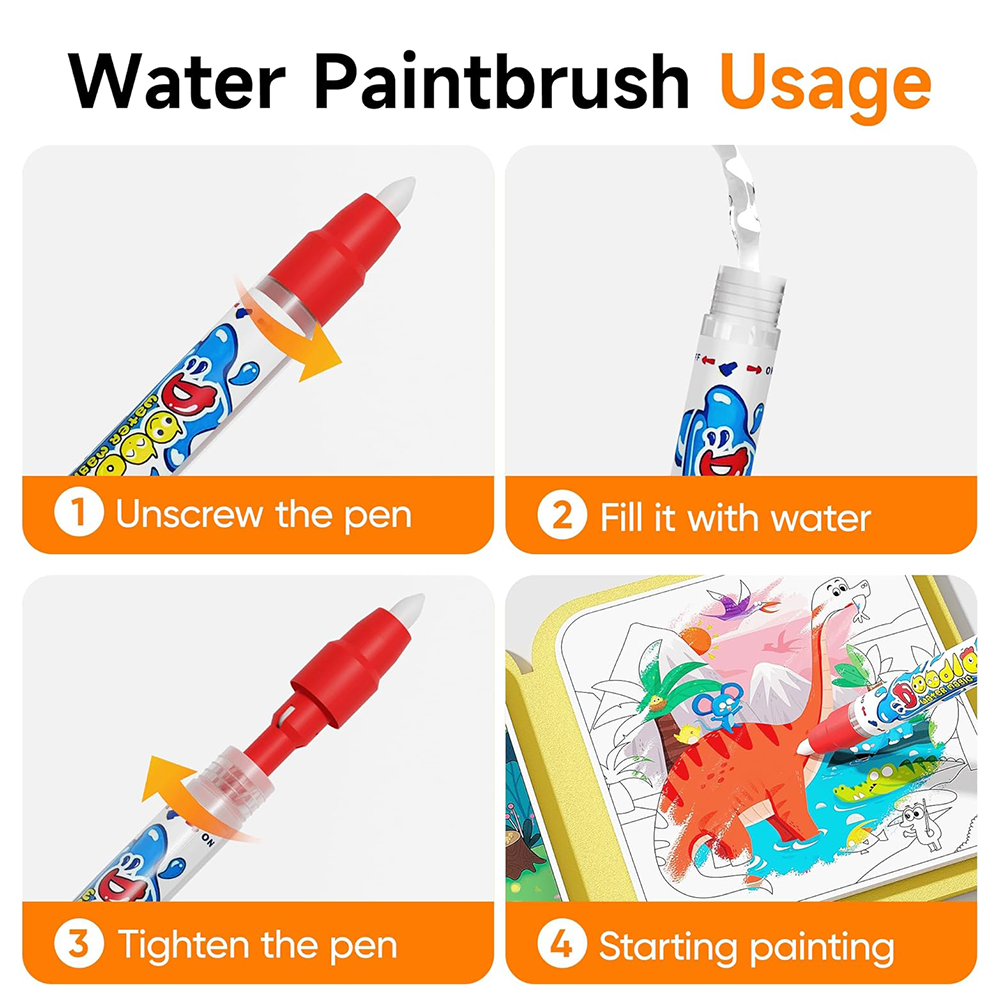 Children's Reusable Watercolor Book