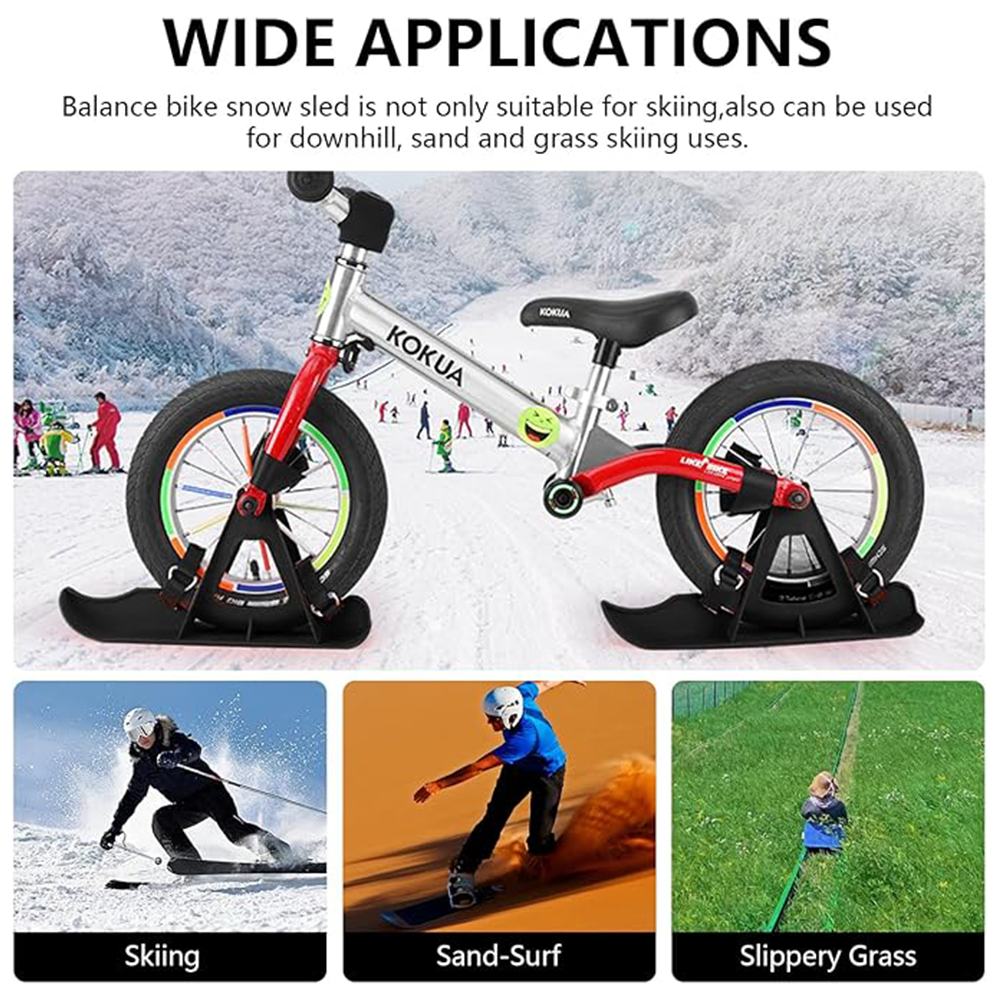 Outdoor bicycle sled accessories