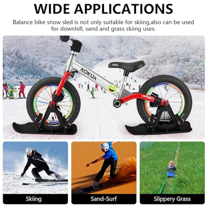 Outdoor bicycle sled accessories