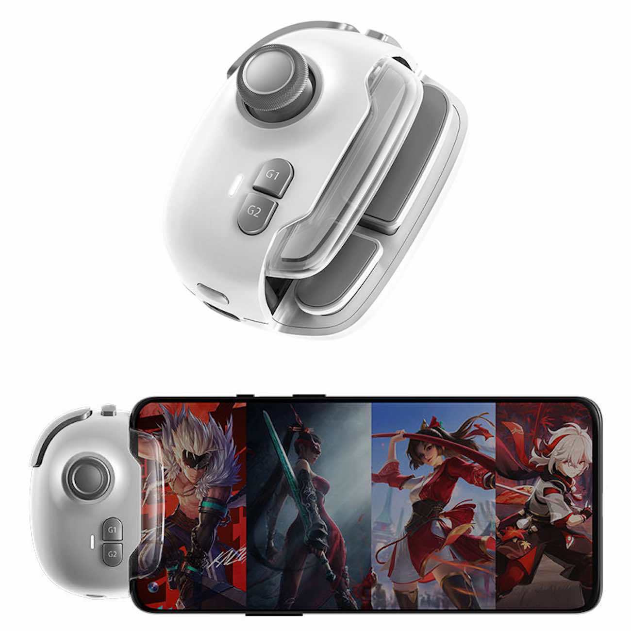 Gaming Controller Grip – Bluetooth Mobile Game Handle, Battery-Powered