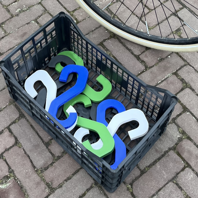 Bicycle Crate Carrier Hooks