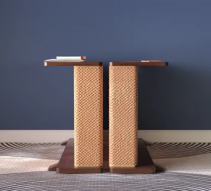 Corner Cat Scratching Side Table