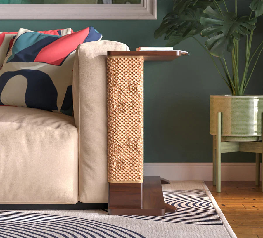 Corner Cat Scratching Side Table