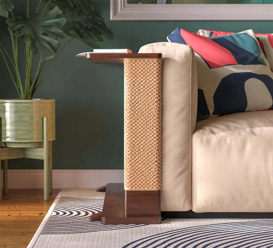 Corner Cat Scratching Side Table