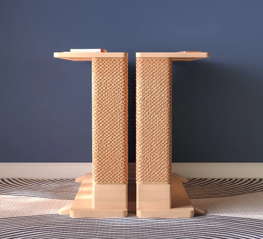 Corner Cat Scratching Side Table