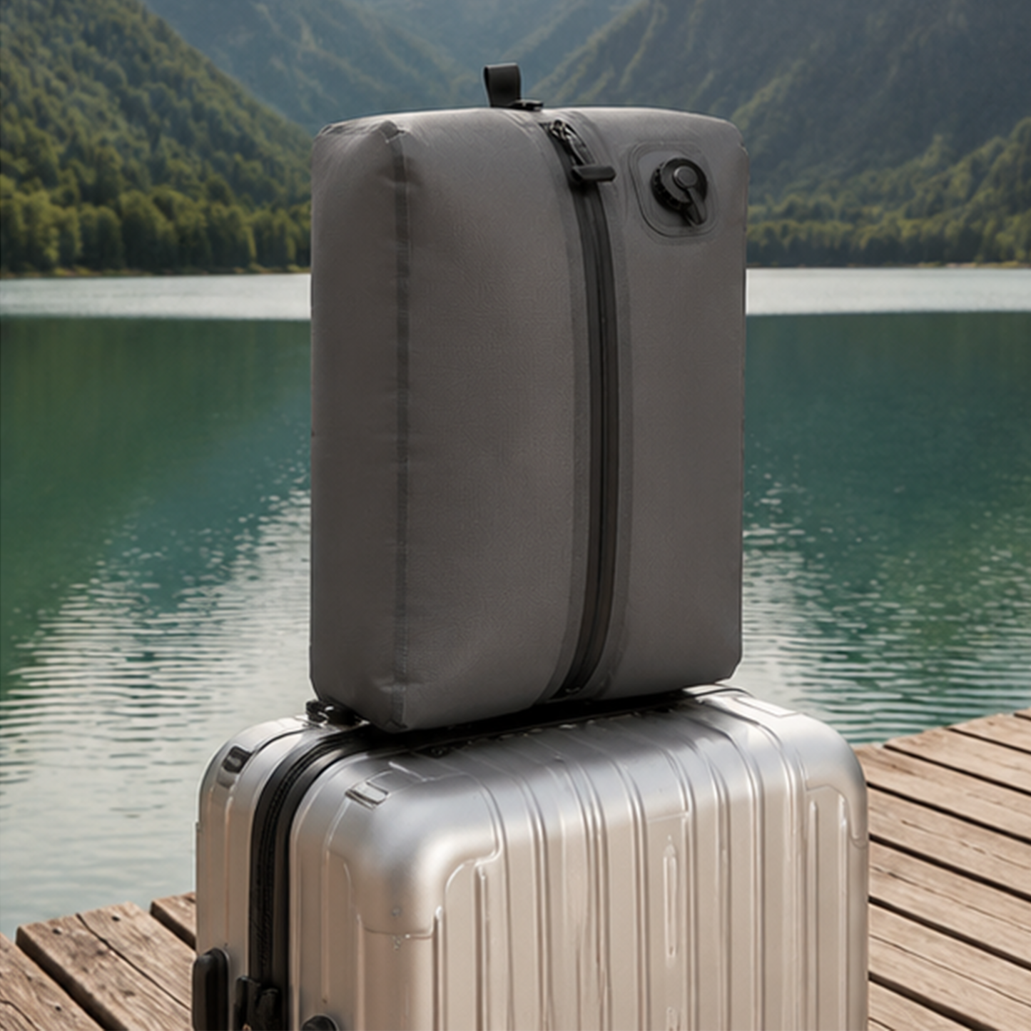 Lightweight and portable travel compression bag
