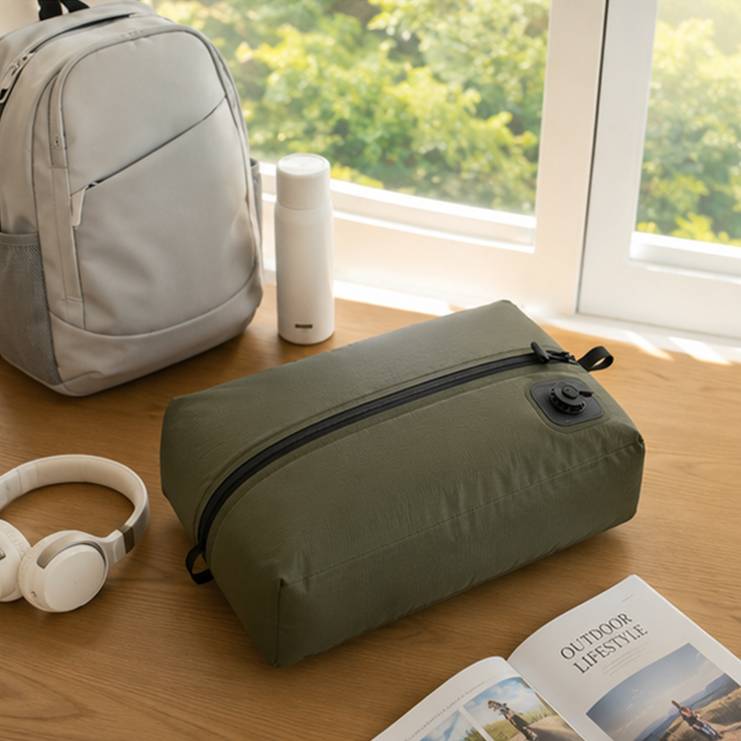 Lightweight and portable travel compression bag