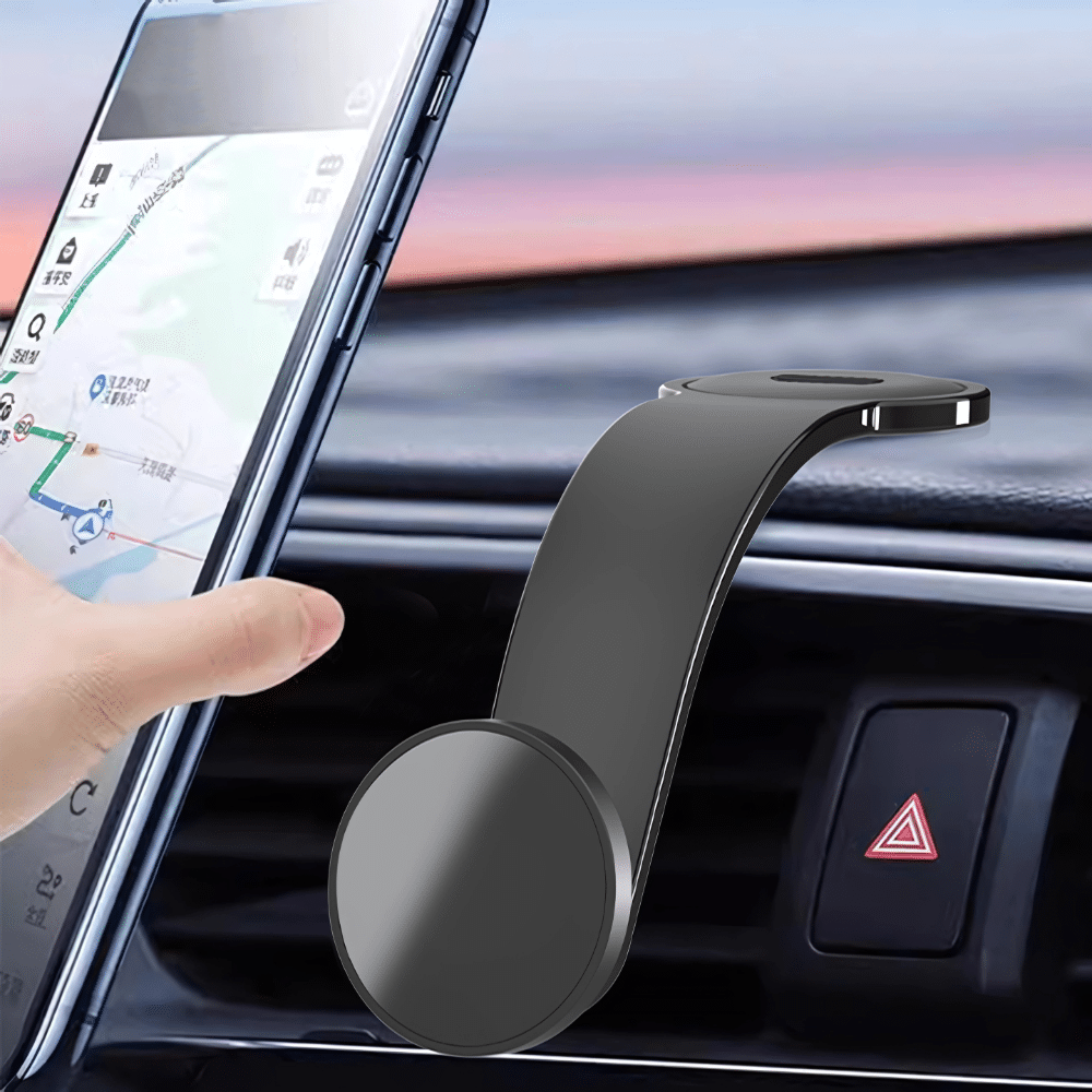 Magnetic Phone Holder – 360° Rotatable Magnetic Stand, Soft Aluminum Alloy Material