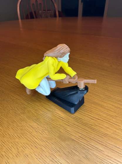 Witch and Wizard Broomstick Dashboard Drift Ornaments - Fantasy Car Decoration