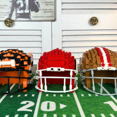 Helmet Brick Set – Build Your Favorite NFL Team with Collectible Art