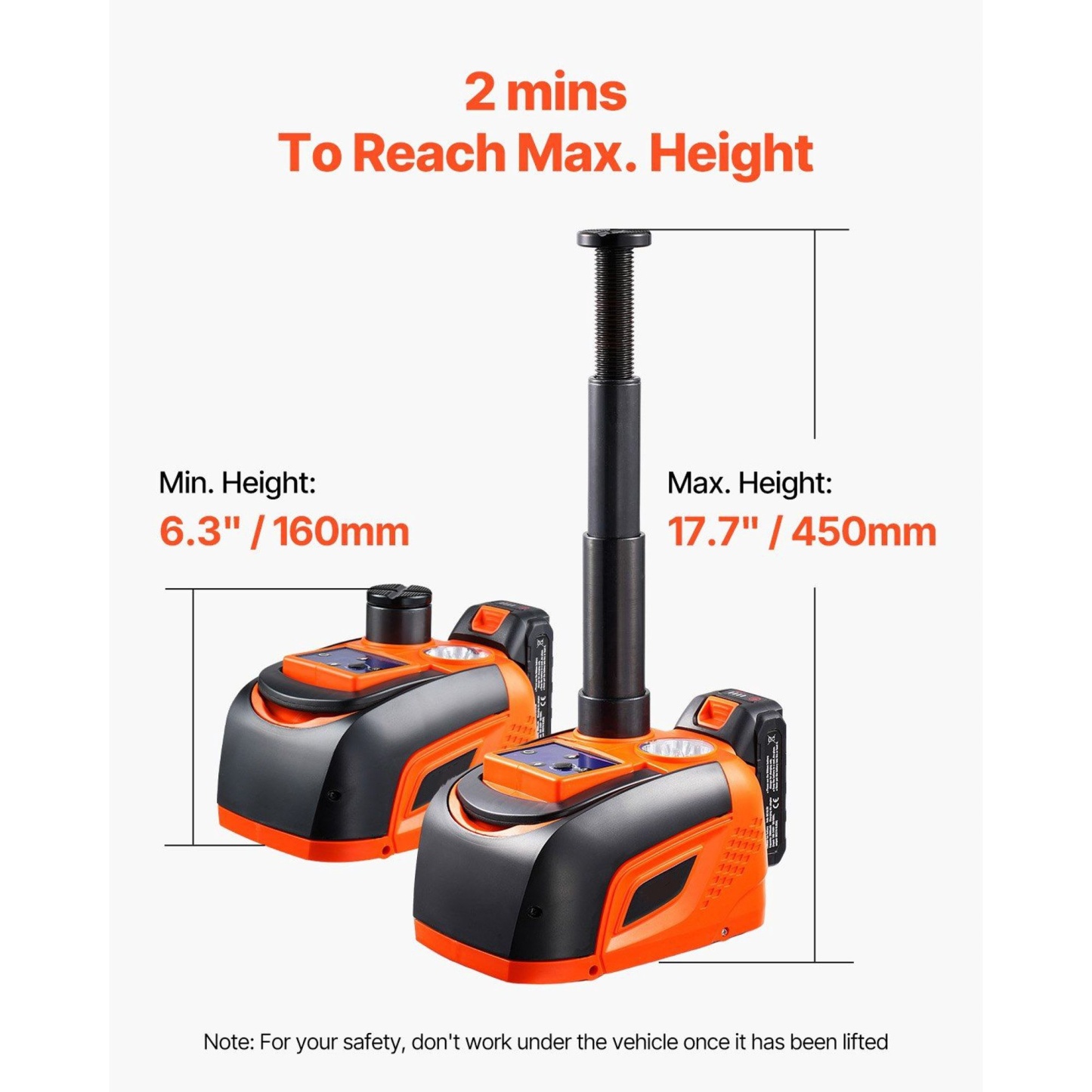 5-Ton Wireless Electric Hydraulic Car Jack Kit