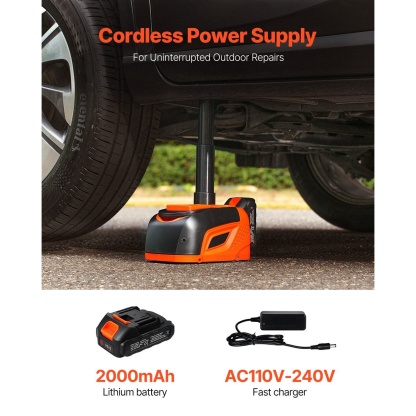 5-Ton Wireless Electric Hydraulic Car Jack Kit