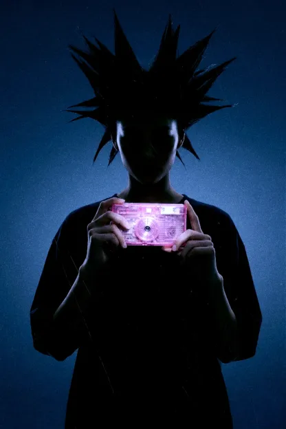 Screen-Free Digital Camera 📸