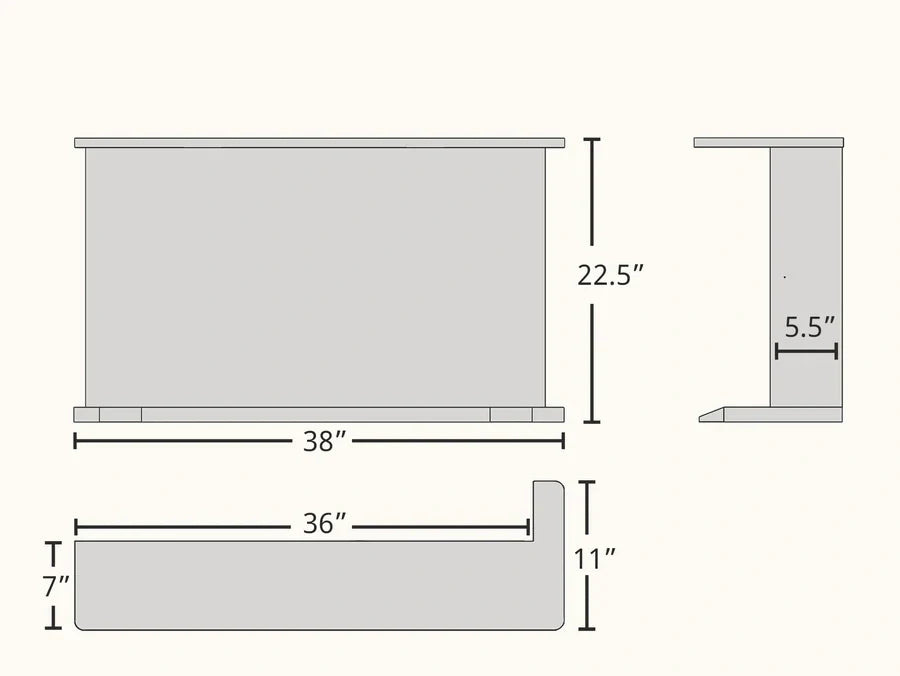 Corner Cat Scratching Side Table