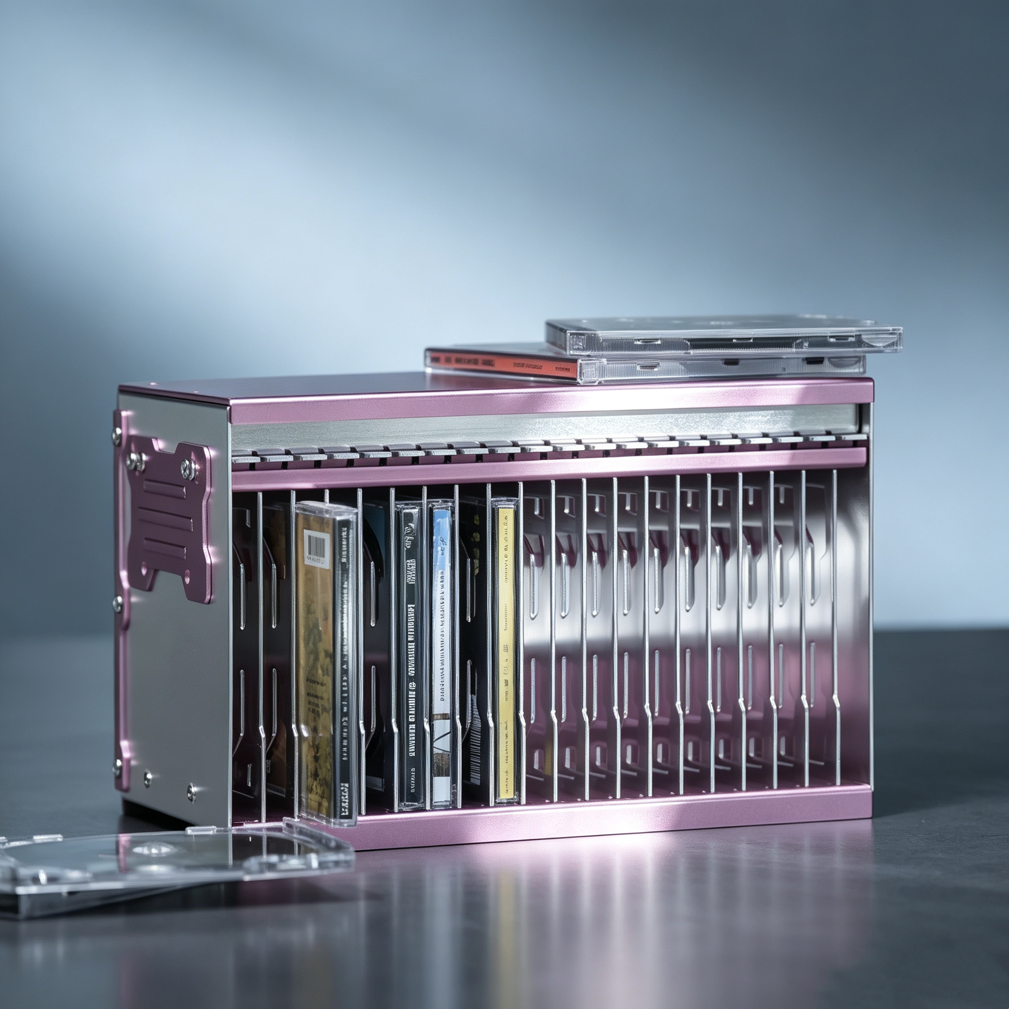 Modular Metal CD Display Storage System