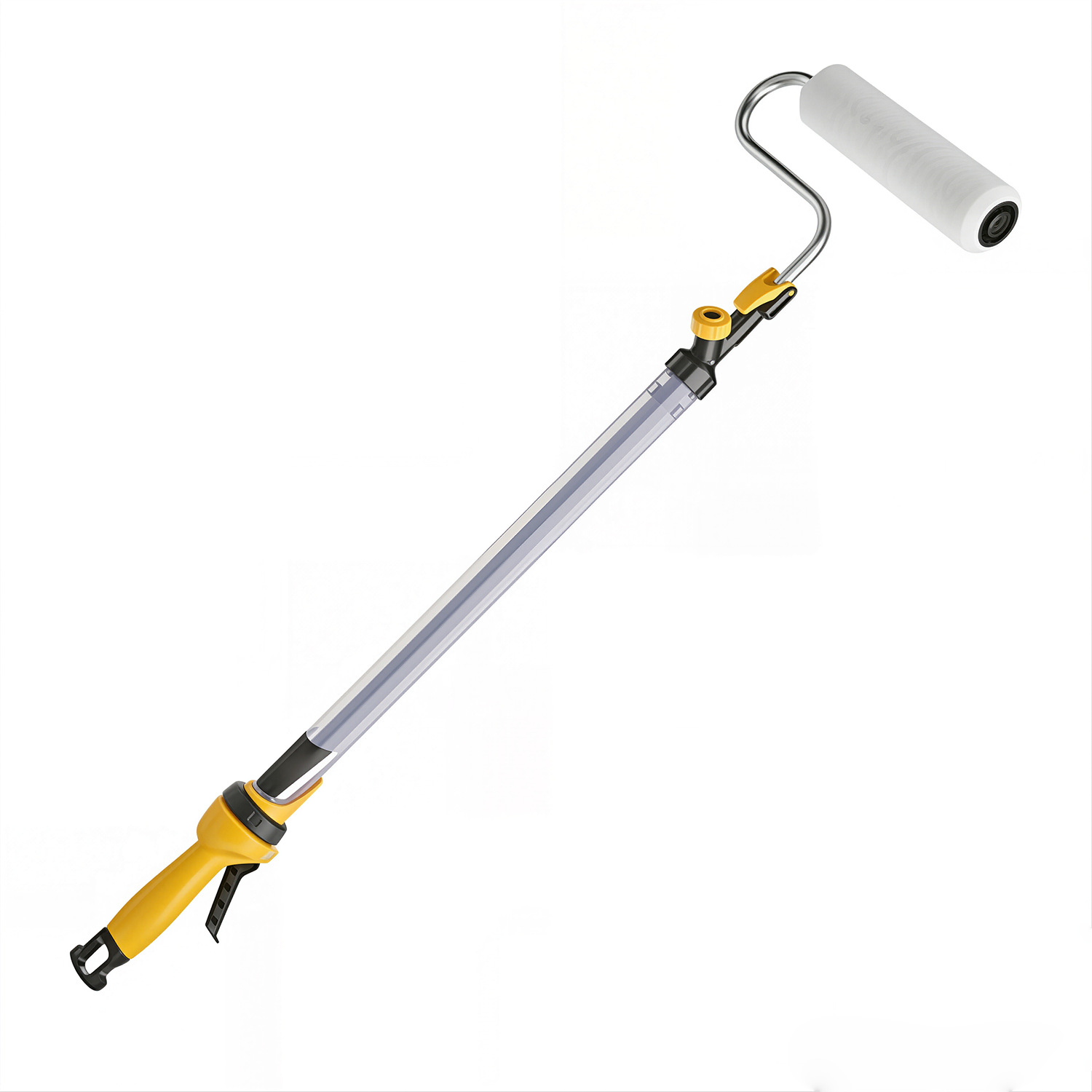 Electric Roller Paint System with Adjustable Handle
