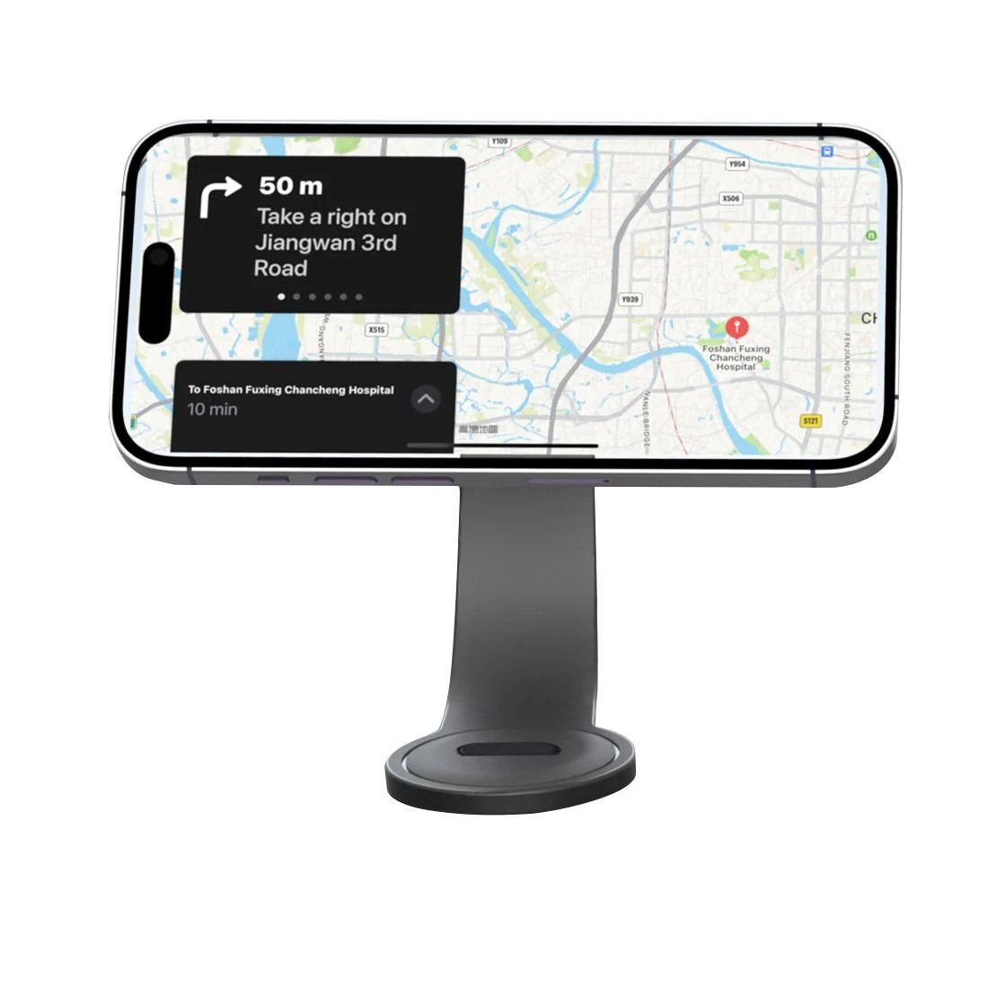 Magnetic Phone Holder – 360° Rotatable Magnetic Stand, Soft Aluminum Alloy Material