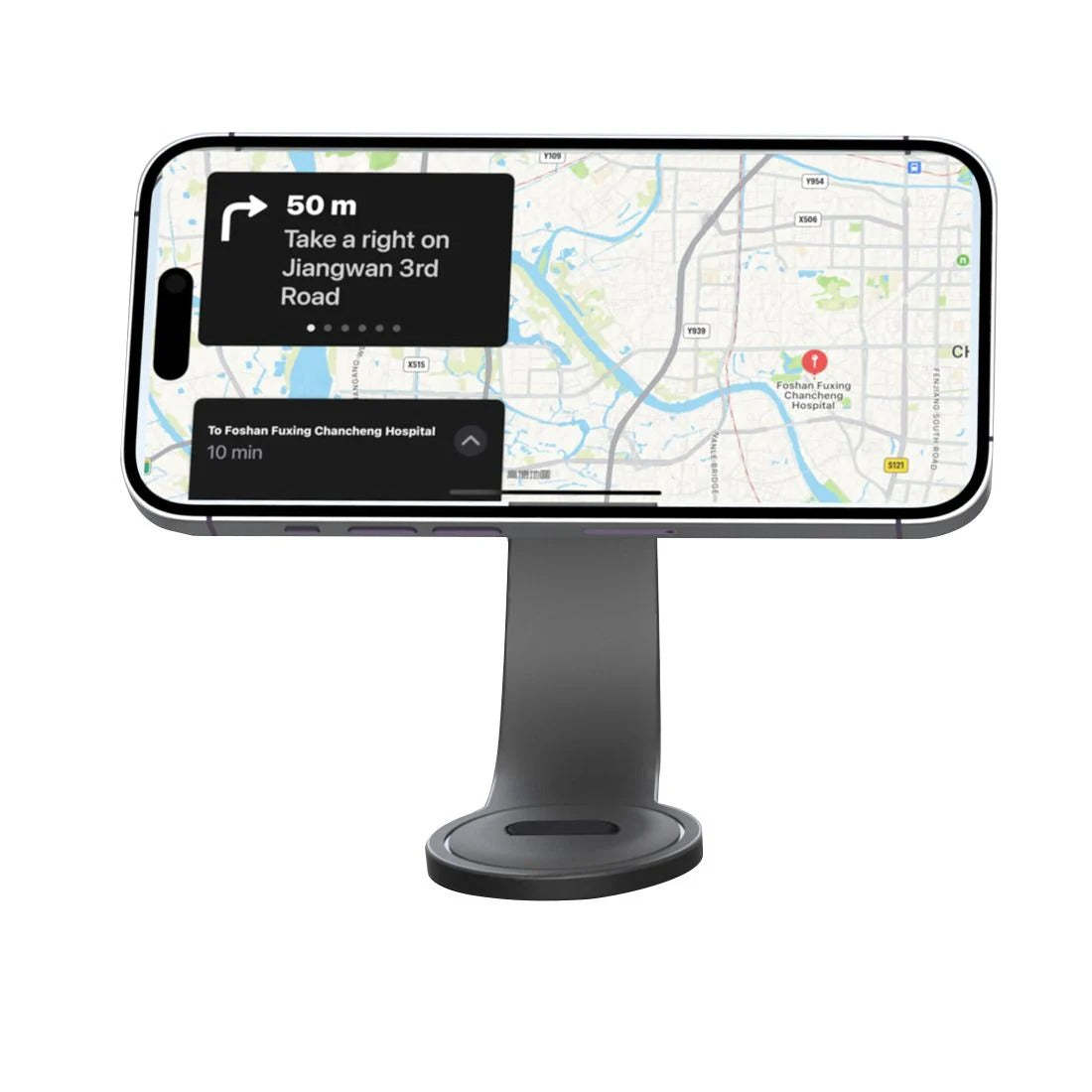 Magnetic Phone Holder – 360° Rotatable Magnetic Stand, Soft Aluminum Alloy Material