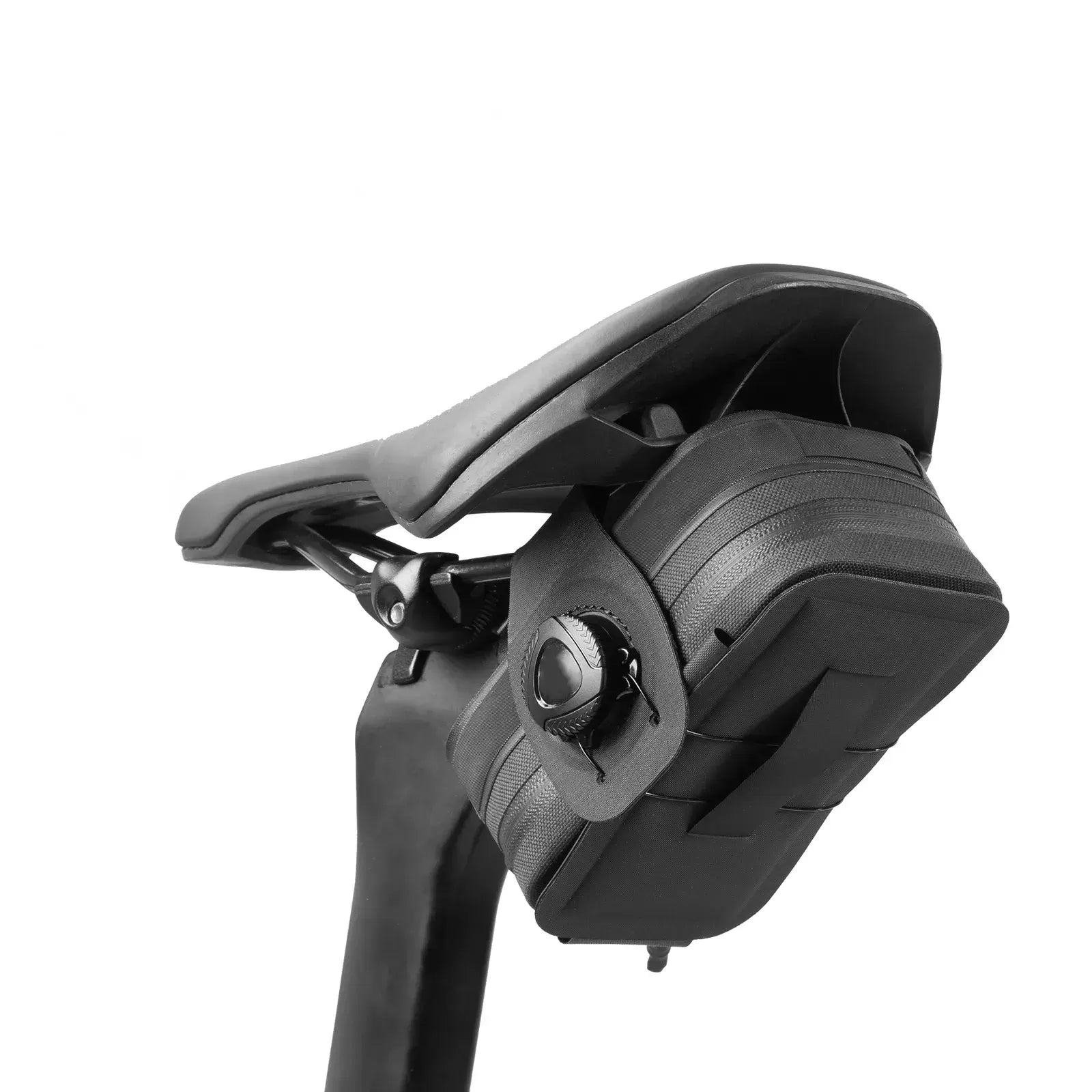 Waterproof Bike Saddle Bag with Dial Lock & Bottle Holder