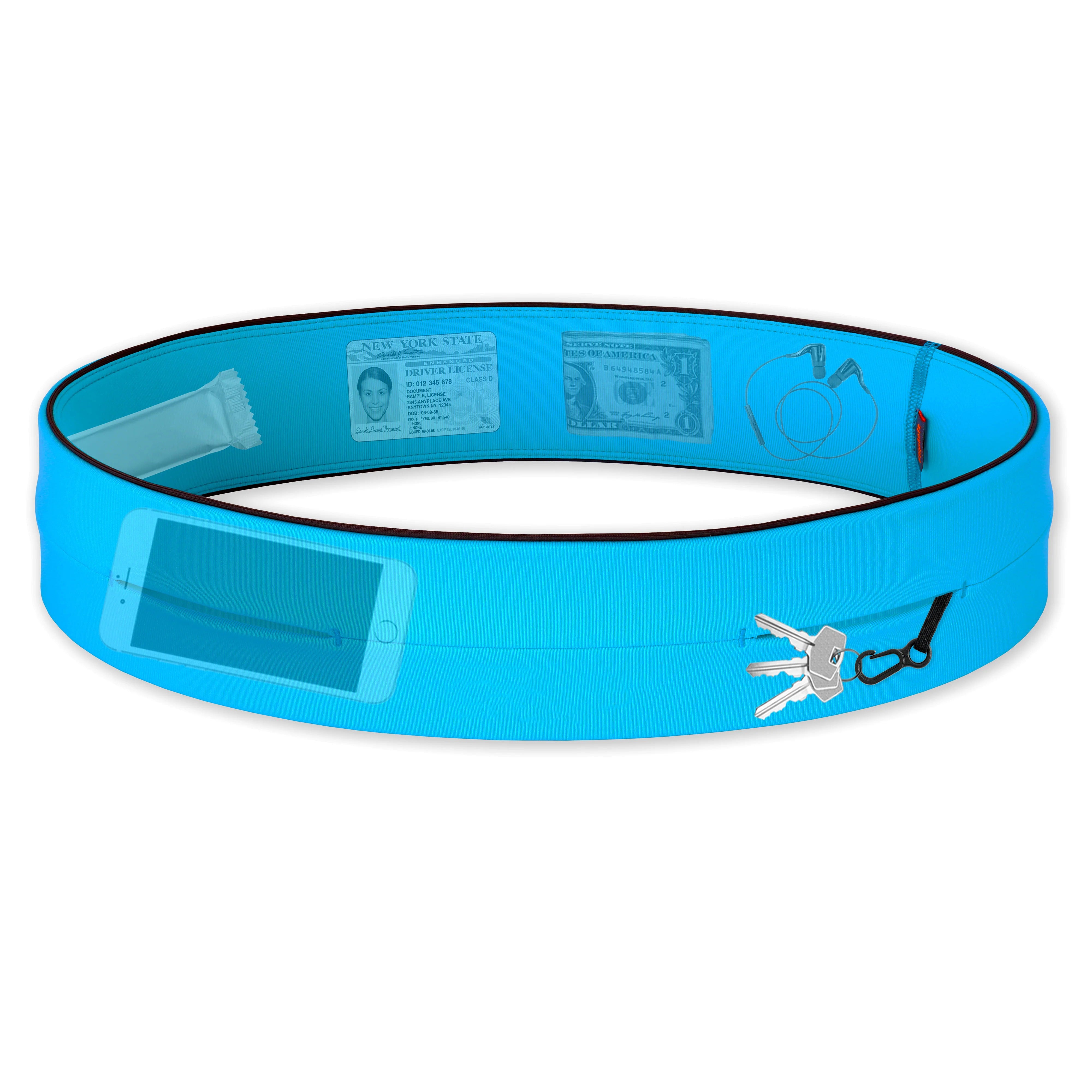 Classic Running Belt – Phone, Keys, and Fitness Belt