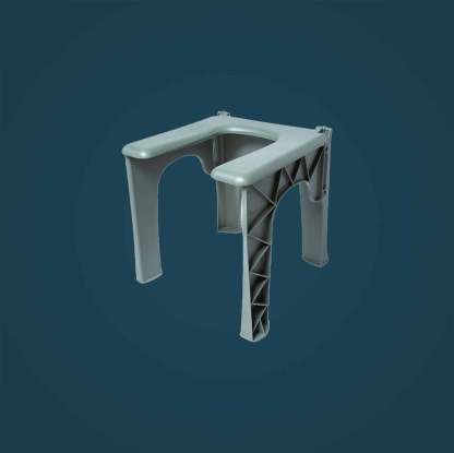 Toilet Chair | Convenient Folding Design, Comfortable and Practical