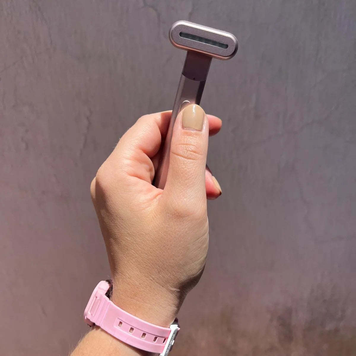 4-in-1 Red Light Therapy Beauty Wand – Facial Massager with Galvanic Current & Warm Care