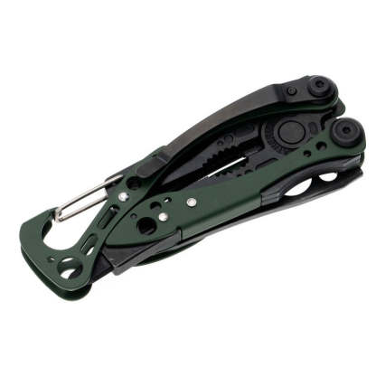 Green Aluminum Multi-Tool with Needlenose Pliers & 154CM Knife