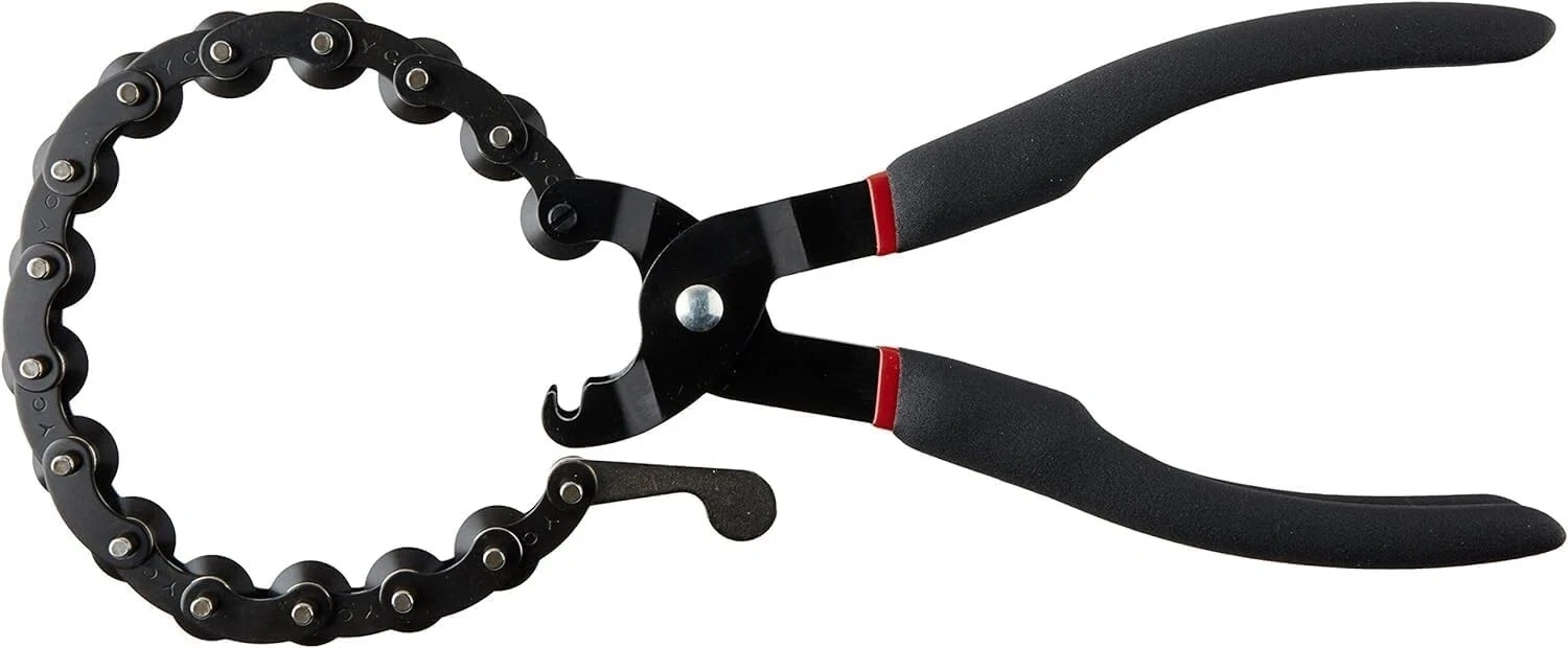 Heavy Duty Exhaust Pipe Cutter with Chain Cutting System, Precision Tailpipe Tool for Automotive Repair, Modification & Workshop Maintenance