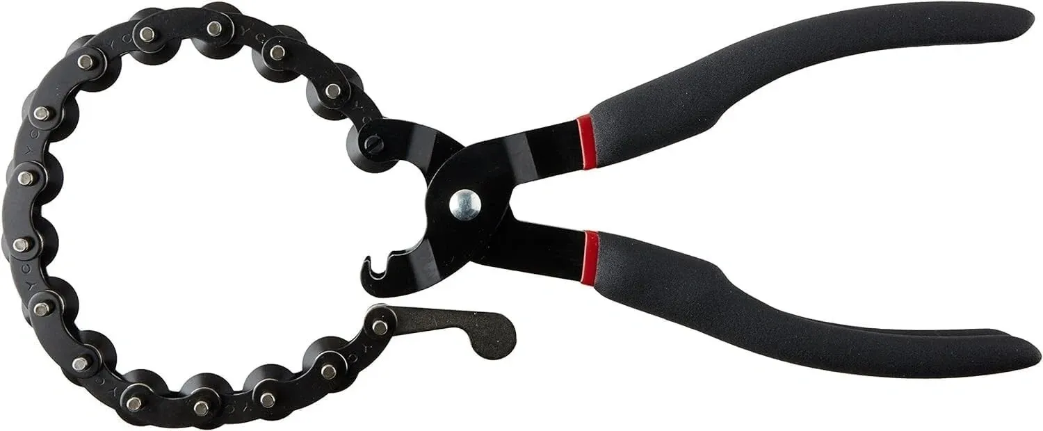 Heavy Duty Exhaust Pipe Cutter with Chain Cutting System, Precision Tailpipe Tool for Automotive Repair, Modification & Workshop Maintenance