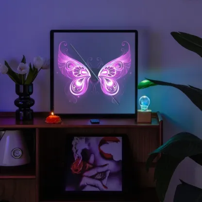 3D Holographic Projector LED Hologram Fan with Protective Cover