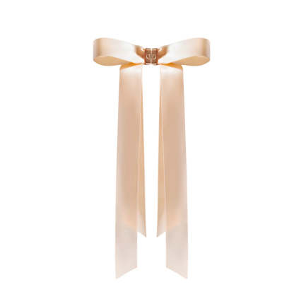 Patchwork bow hair clip