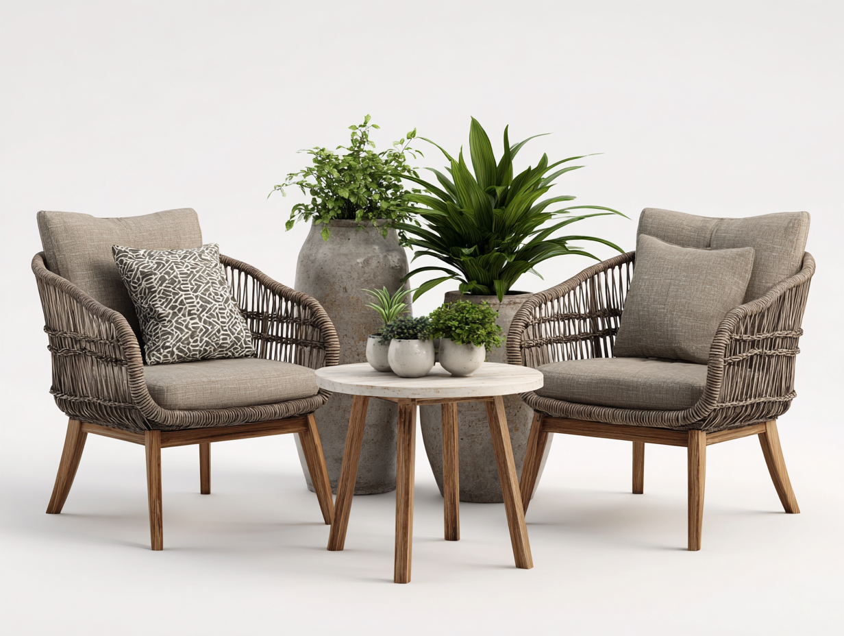 Divano da esterno in rattan 150x75x78 cm - beige-legno naturale - design moderno per giardino-Airyive